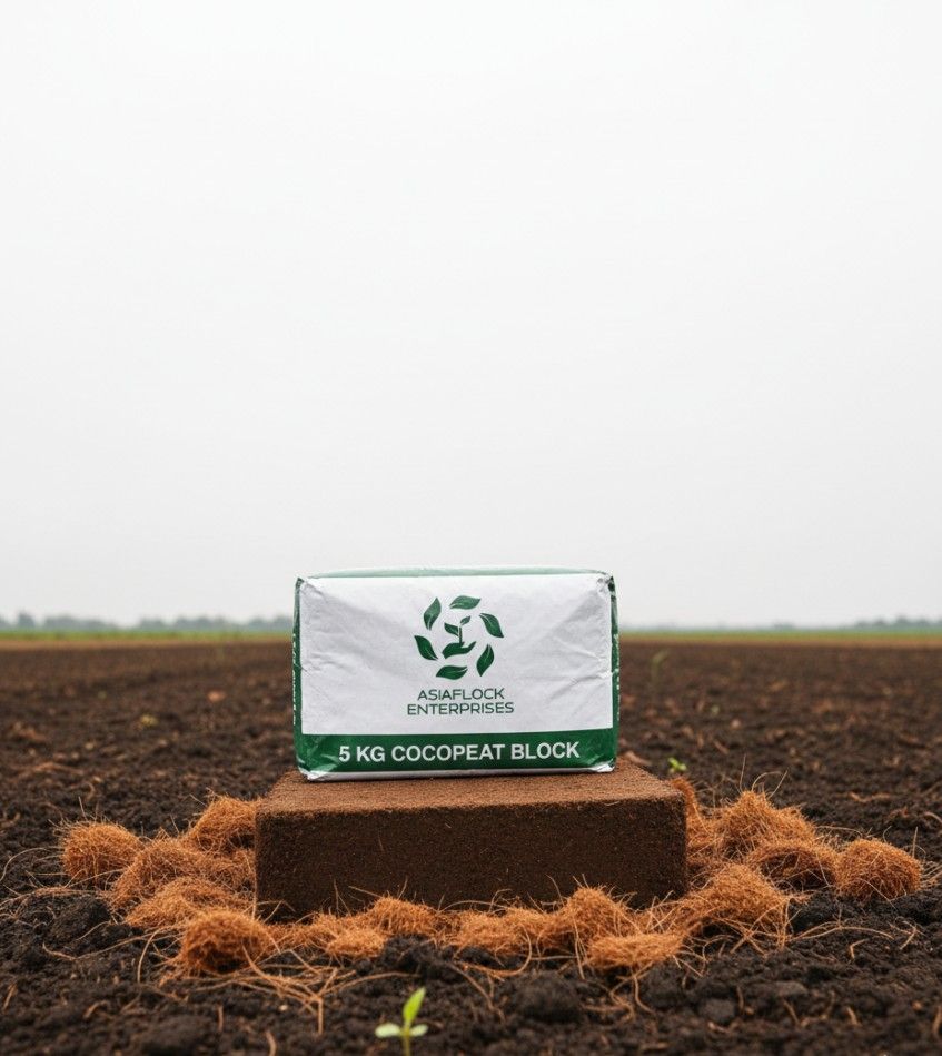 Cocopeat 5kg Block Front View