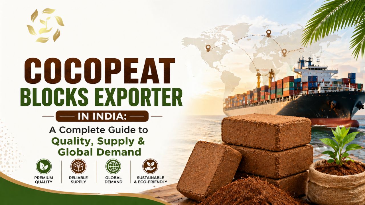 cocopeat blocks exporter in India
