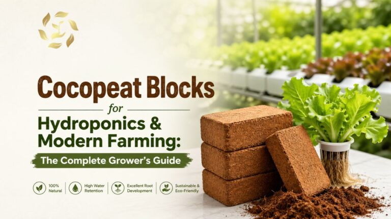 cocopeat blocks for hydroponics