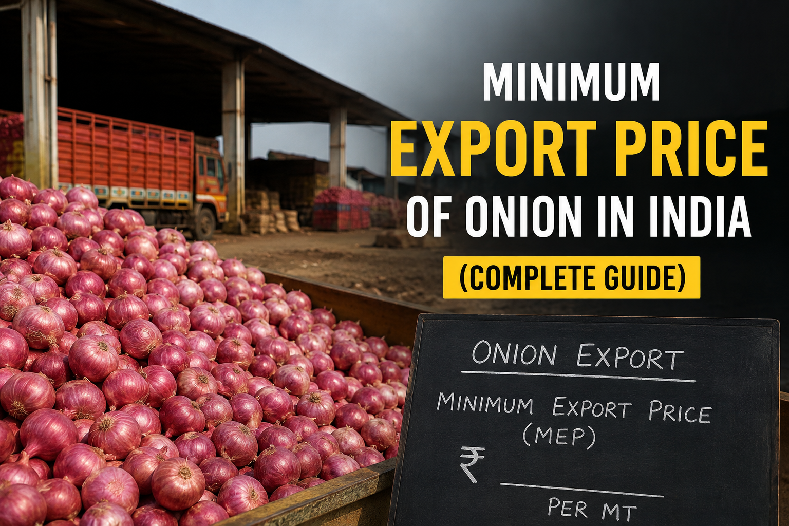 Minimum Export Price of Onion in India