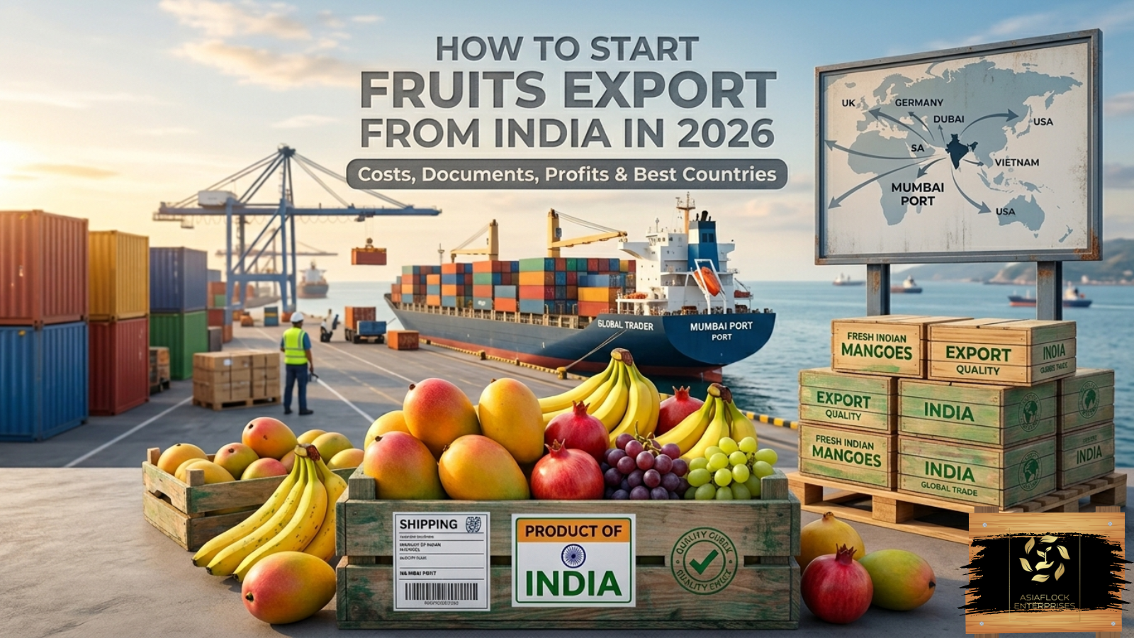 fruits export from india