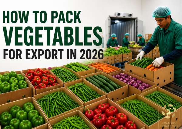 Pack Vegetables for Export