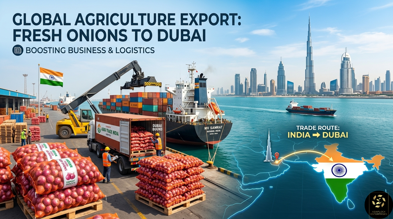 Export Onions from India to Dubai
