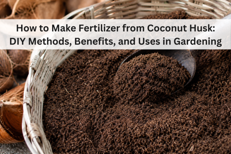 how to make fertilizer from coconut husk
