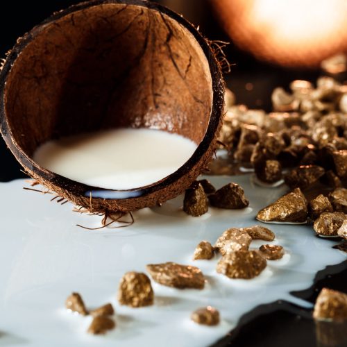 half-coconut-with-milk-black-surface